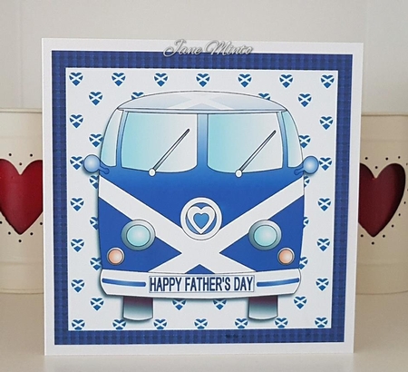 SCOTTISH CAMPER VAN quick card kit  by Jane Minto