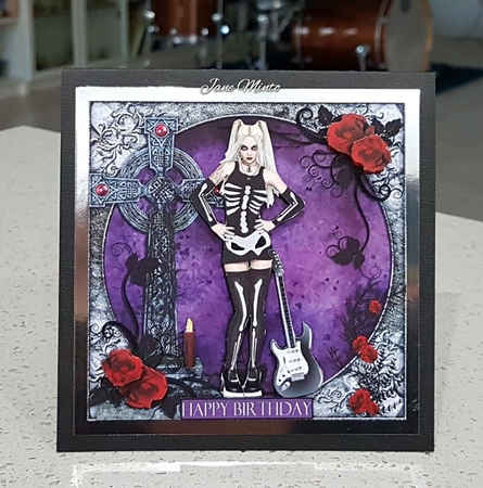 GOTH ROCK CHICK  by Jane Minto