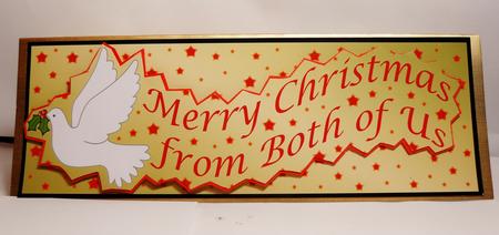 Christmas Dove Large Dl (gold) by JANE SEDDON