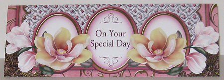 Pink Lemon Magnolia Your Special Day Large Dl Card Kit by Jane Steinhagen