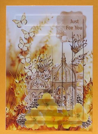 Golden Moments Just for You Pyramid by Jane Steinhagen