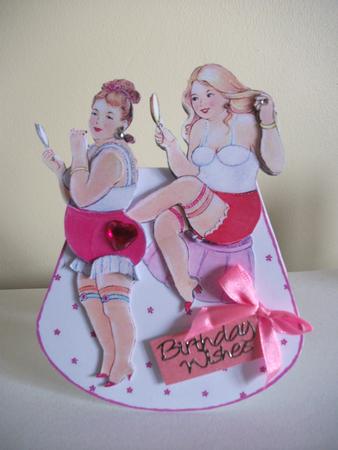 Best Friends-wobble Card by Jane Wallace
