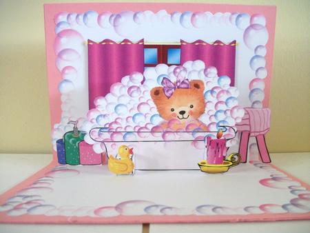 Bear in a Bubble Bath Pop-up Kit Featured Gallery Photo