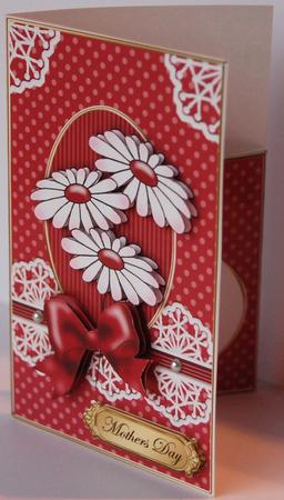 Daisies and Lace Lottery Wallet Card by Jane Wells