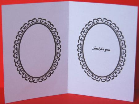 Oval Frame Insert by Jane Wells