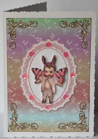 Blossoms Card Front - Lollipop by Jane Wells