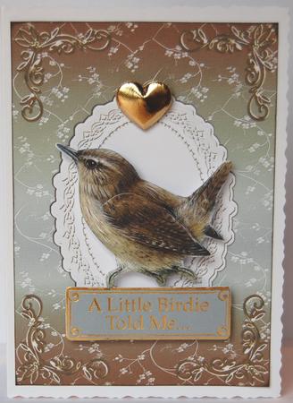 Blossoms Card Front - Arctic by Jane Wells