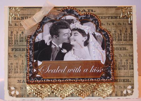 Sealed with a Kiss Ornate Scalloped Bottom Stacker by Jane Wells