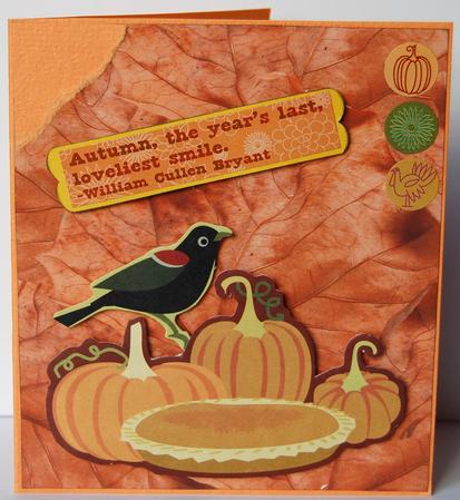 Autumn Leaves Backing Paper by Jane Wells
