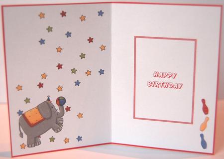 Children Birthday Insert 3 by Jane Wells