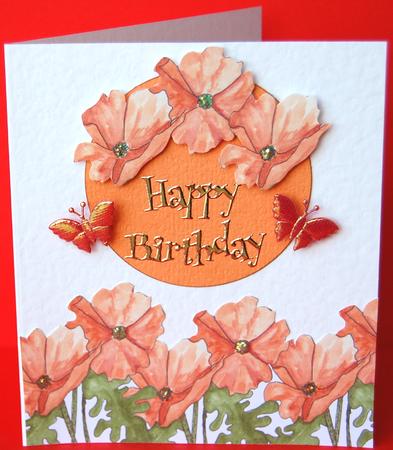Poppies Galore Background by Jane Wells