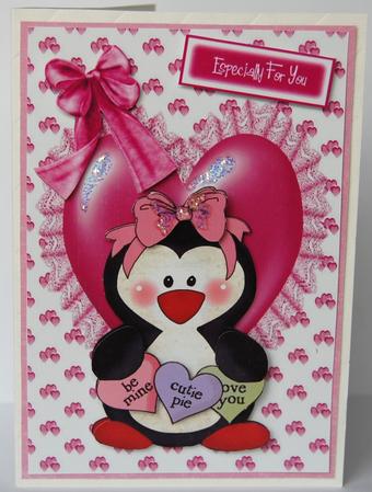 Little Cutie Penguin,for Valentine by Jane Wells
