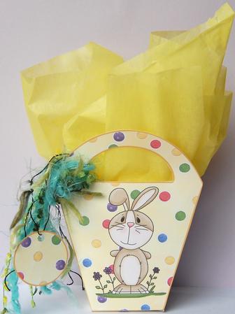 Easy Easter Bunny Gift Bag / Box by Jane Wells