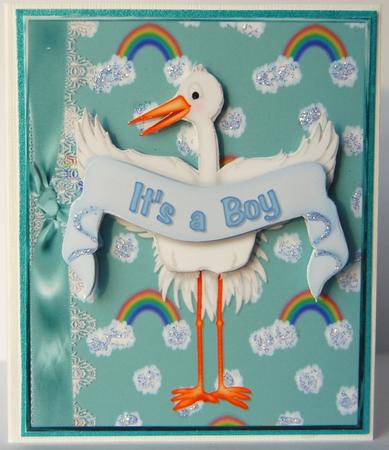 Its a Boy Topper by Jane Wells