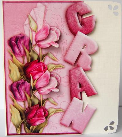 Over the Side Tulips for Gran by Jane Wells