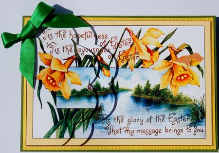 Tis the Hopefullness of Easter,tis the Glory of the Easter by Jane Wells