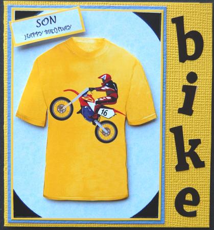 Motorcross==5x7 Card by Jane Wells