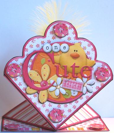 One Cute Chick Scallop Diamond Top by Jane Wells