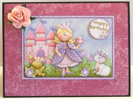 Princess and Friends Topper and Decoupage by Jane Wells