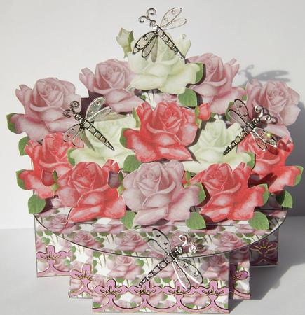 Classic Roses 3D Shelf Card Kit by Jane Wells
