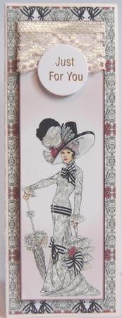 Hepburn Dl Card Front by Jane Wells