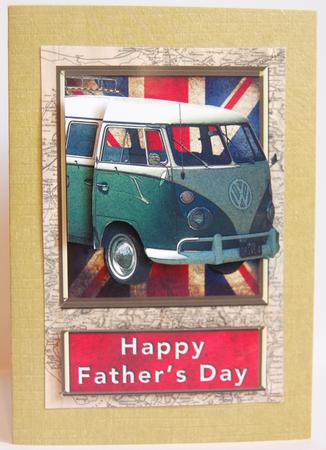 Father's Day Campervan by Jane Wells