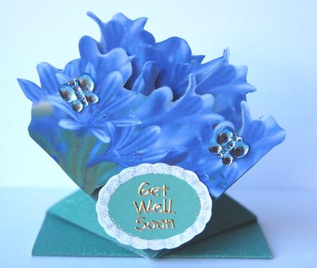 Agapanthus Get Well or Birthday by Jane Wells