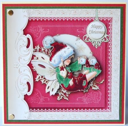 Christmas Fairy Topper & Decoupage by Jane Wells