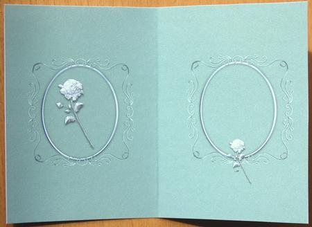 White Rose Insert by Jane Wells
