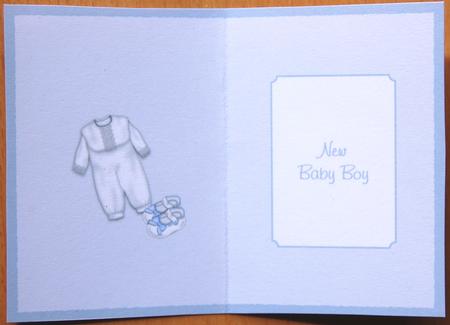 New Baby Boy Insert by Jane Wells
