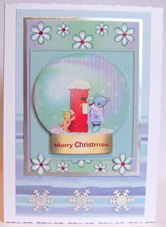 Xmas Snow Globe by Jane Wells