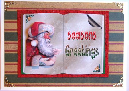 Santa Open Book by Jane Wells