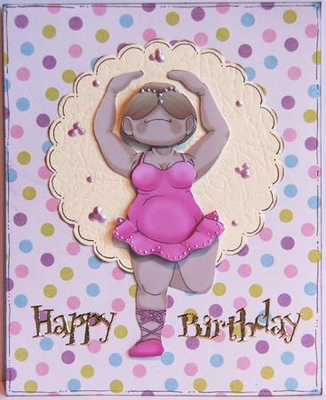 Plump Ballet Doodles Large Image by Jane Wells