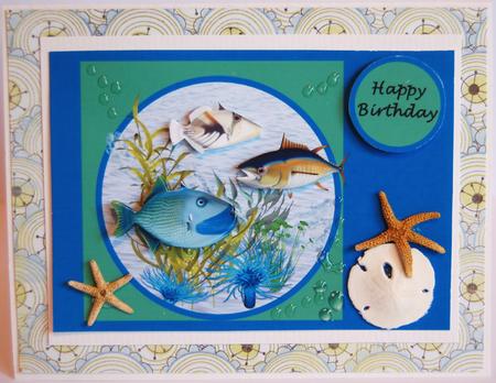 Fish in Water with Plants by Jane Wells