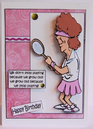 Marge Plays Tennis by Jane Wells