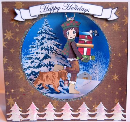 Christmas Shopping "swing Ems" Card Kit Featured Gallery Photo
