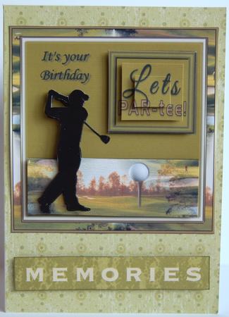 Lets Par-tee Birthday Golf 1 by Jane Wells