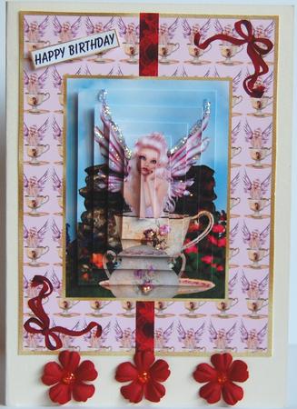 Fairy in a Cup Pyramage by Jane Wells