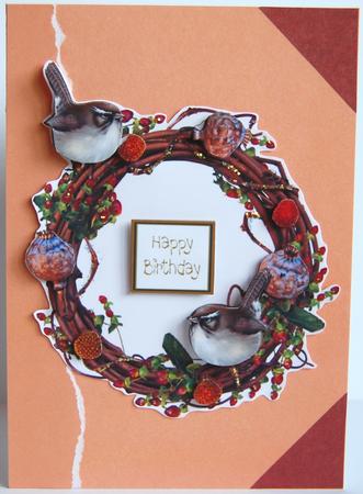 Wren Wreath Toppers by Jane Wells