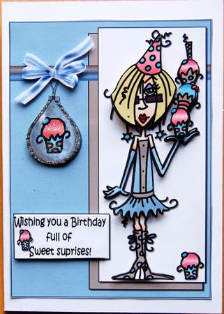 J.j Wishing You a Sweet Birthday by Jane Wells