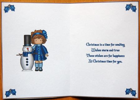 Christmas Santa is Coming Insert by Jane Wells