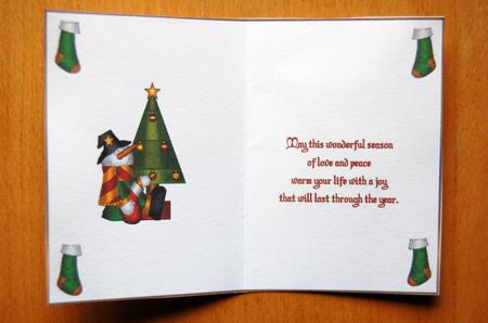 Christmas Snowman Insert by Jane Wells