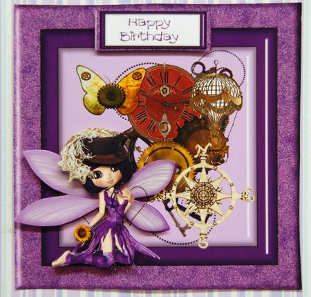 Steampunk Fairy in the Purple by Jane Wells