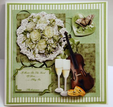 If Music Be the Food of Love 5.5x5.5 Step by Step by Jane Wells