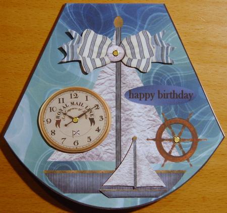 Wobblecard Male Maritiem by Jane Wells