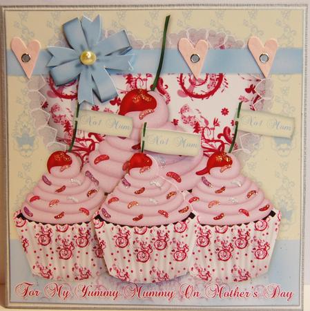 Yummy Mummy Mother's Day Cupcake Card by Jane Wells