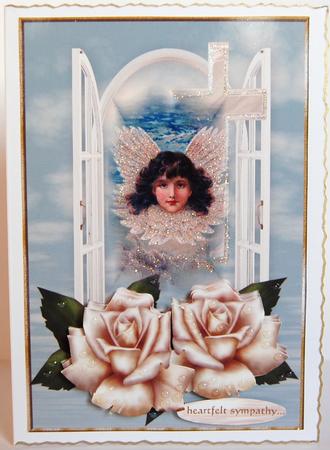 Vintage Sympathy,window to Heaven by Jane Wells