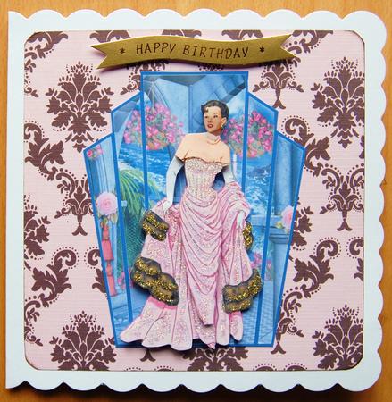 Pink Deco View by Jane Wells