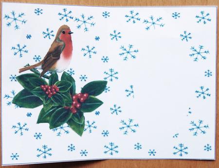 Robin and Holly Insert by Jane Wells