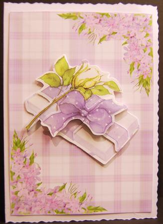 Floral Corner Background 1 by Jane Wells